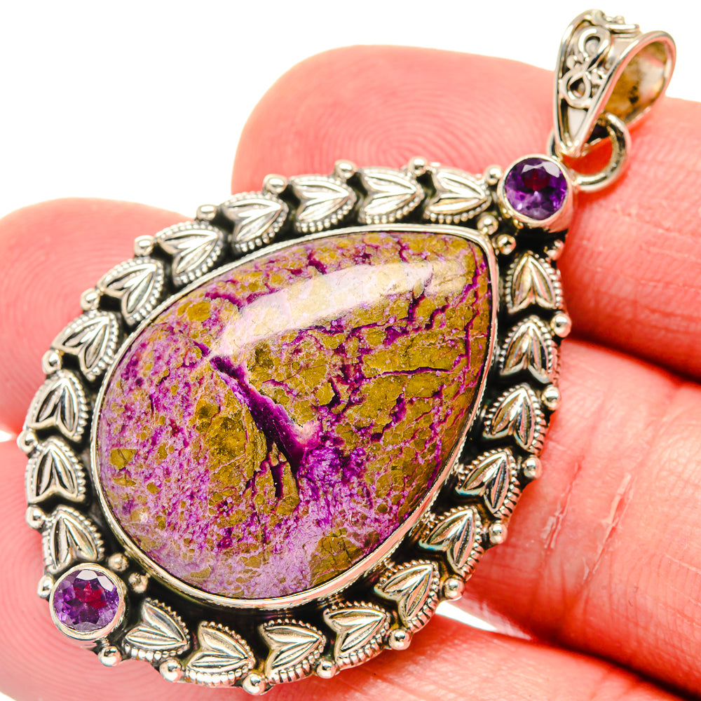 Stichtite Pendants handcrafted by Ana Silver Co - PD20198