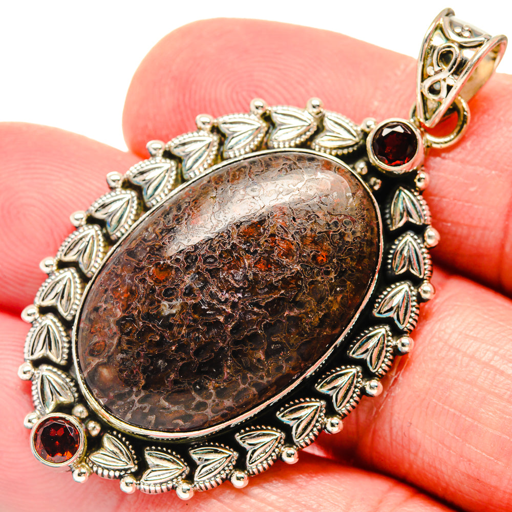Dinosaur Bone Pendants handcrafted by Ana Silver Co - PD20205
