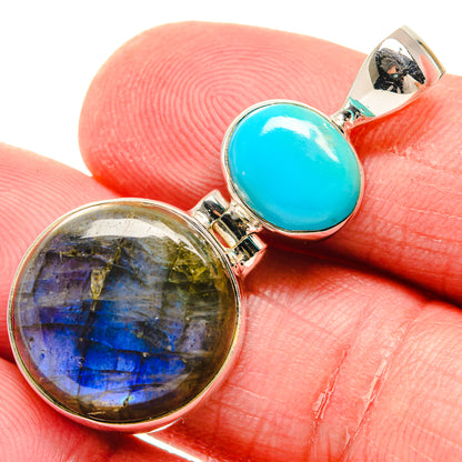 Labradorite Pendants handcrafted by Ana Silver Co - PD20211