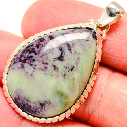 Kammererite Pendants handcrafted by Ana Silver Co - PD20216