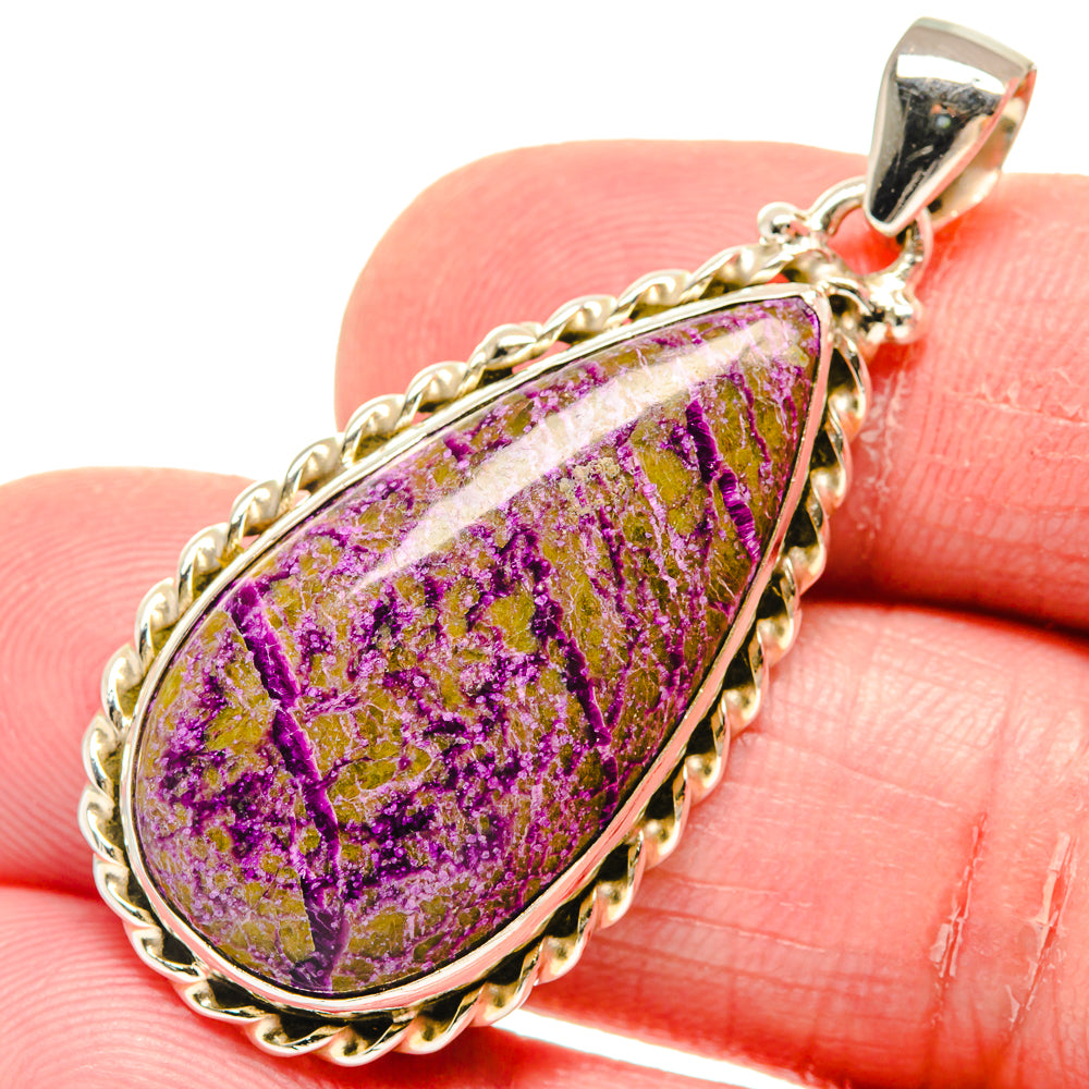 Stichtite Pendants handcrafted by Ana Silver Co - PD20218
