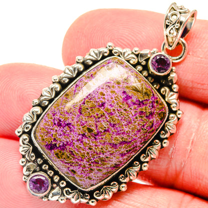 Stichtite Pendants handcrafted by Ana Silver Co - PD20221