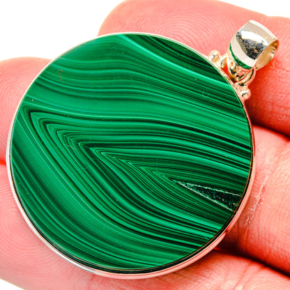 Malachite Pendants handcrafted by Ana Silver Co - PD20245
