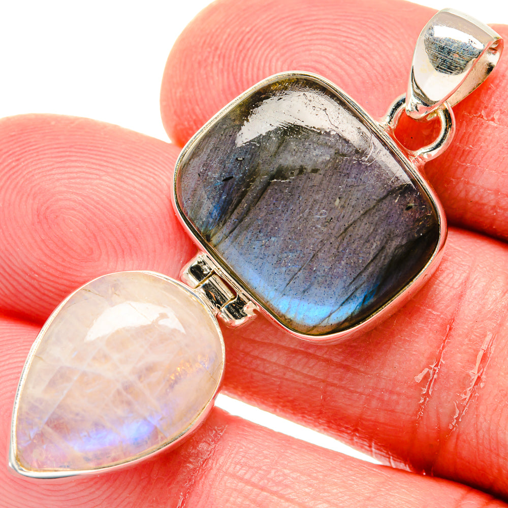 Labradorite Pendants handcrafted by Ana Silver Co - PD20259