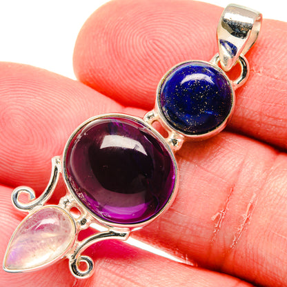 Amethyst Pendants handcrafted by Ana Silver Co - PD20260