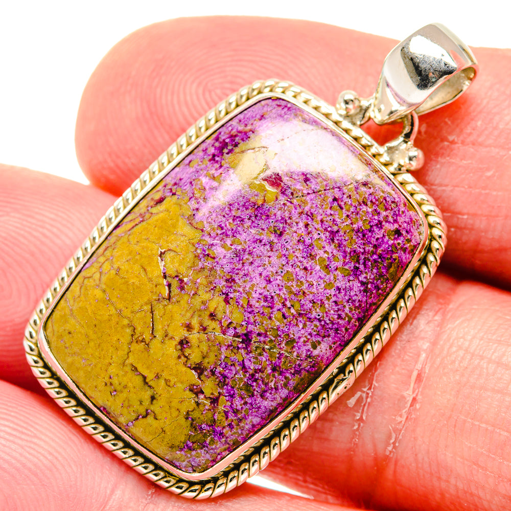 Stichtite Pendants handcrafted by Ana Silver Co - PD20266