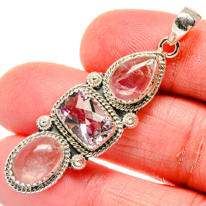 Rainbow Moonstone Pendants handcrafted by Ana Silver Co - PD20270
