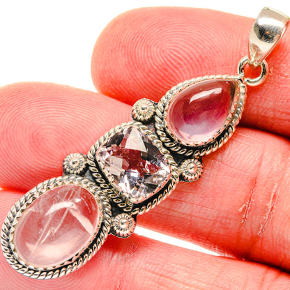 Rainbow Moonstone Pendants handcrafted by Ana Silver Co - PD20271