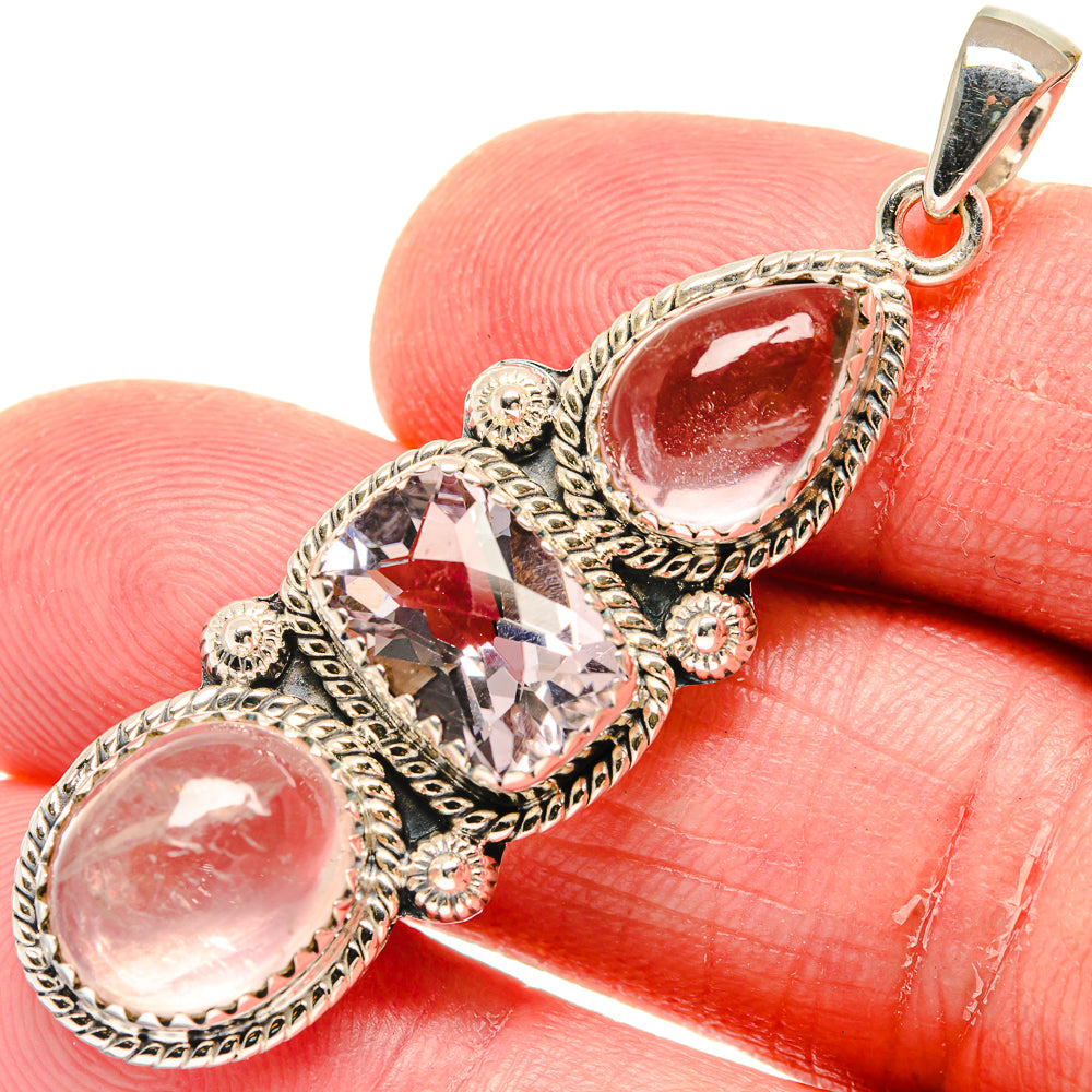Rainbow Moonstone Pendants handcrafted by Ana Silver Co - PD20273