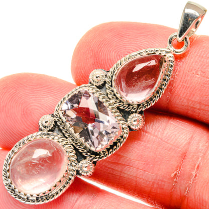 Rainbow Moonstone Pendants handcrafted by Ana Silver Co - PD20273