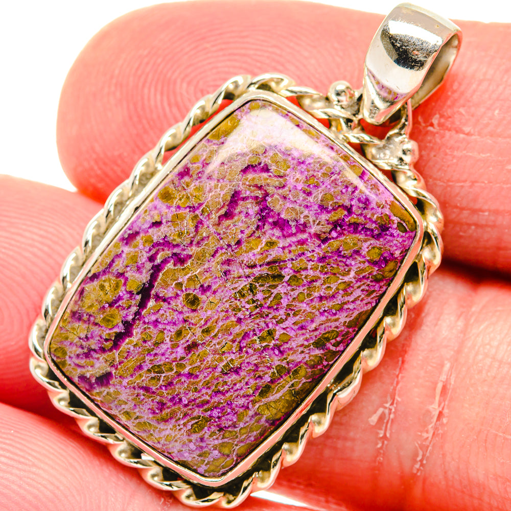 Stichtite Pendants handcrafted by Ana Silver Co - PD20274