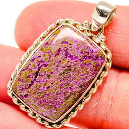 Stichtite Pendants handcrafted by Ana Silver Co - PD20274