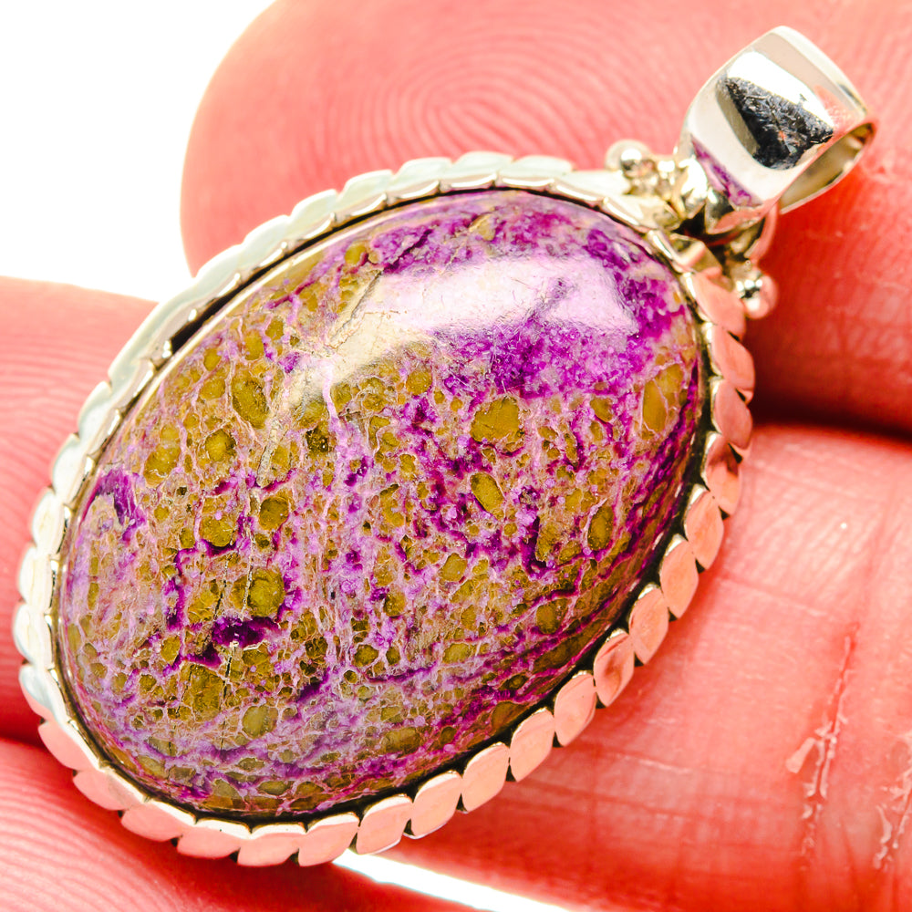 Stichtite Pendants handcrafted by Ana Silver Co - PD20282