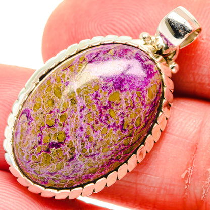 Stichtite Pendants handcrafted by Ana Silver Co - PD20282