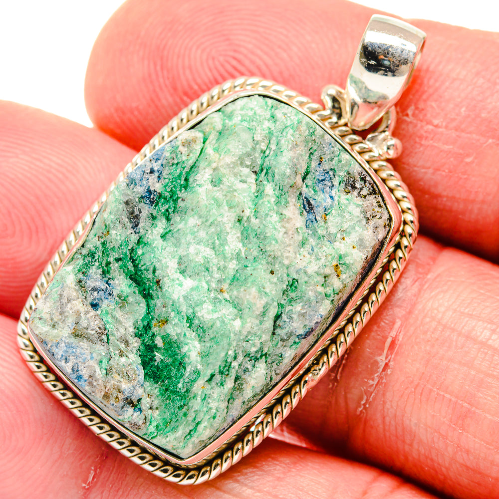 Chrysoprase Pendants handcrafted by Ana Silver Co - PD20284