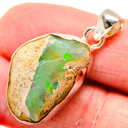 Ethiopian Opal Pendants handcrafted by Ana Silver Co - PD20286