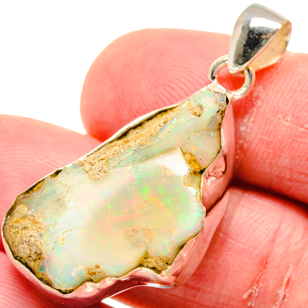 Ethiopian Opal Pendants handcrafted by Ana Silver Co - PD20287