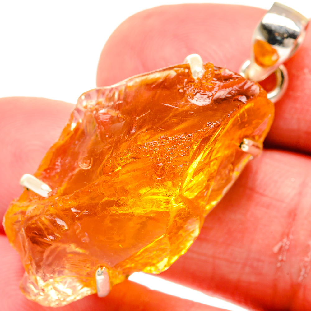 Citrine Pendants handcrafted by Ana Silver Co - PD20290