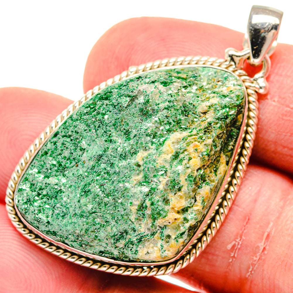 Chrysoprase Pendants handcrafted by Ana Silver Co - PD20297