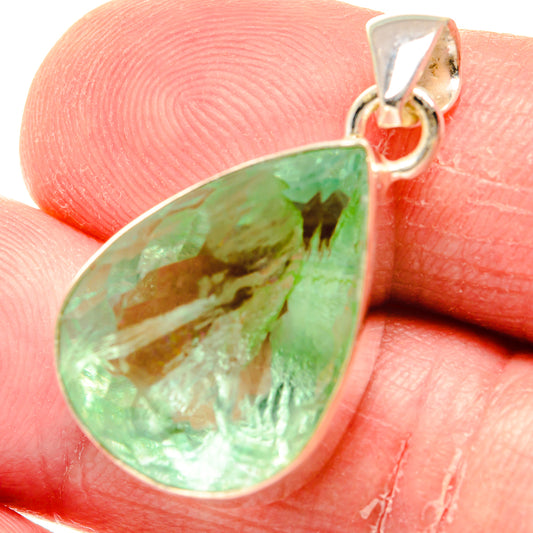 Green Fluorite Pendants handcrafted by Ana Silver Co - PD20323