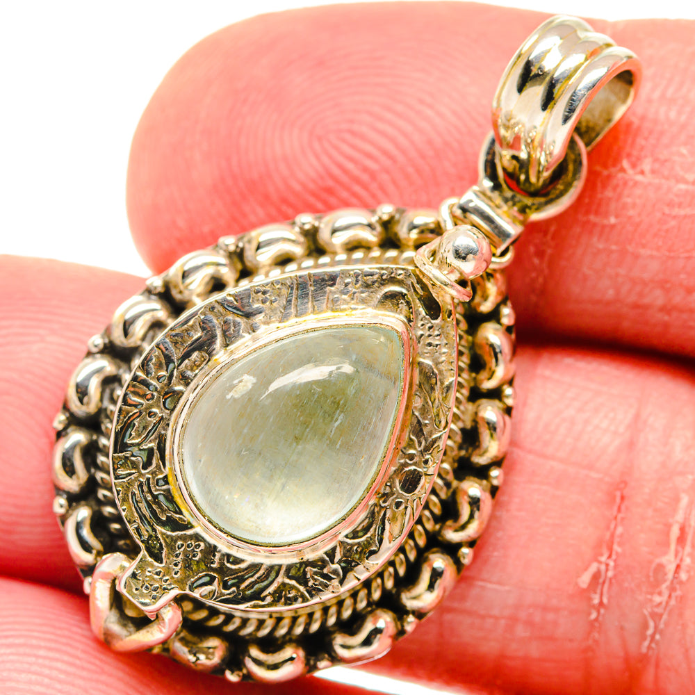 Aquamarine Pendants handcrafted by Ana Silver Co - PD20335