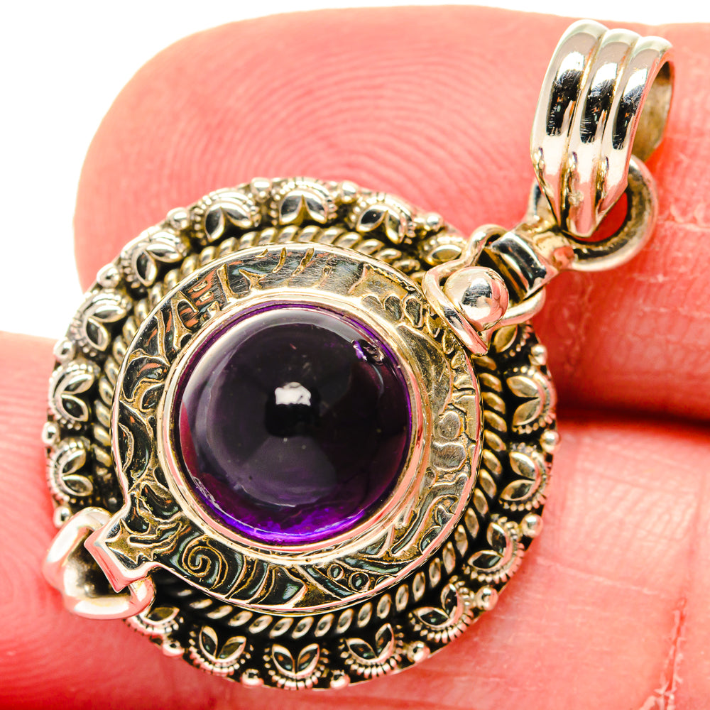 Amethyst Pendants handcrafted by Ana Silver Co - PD20338