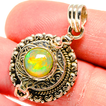 Ethiopian Opal Pendants handcrafted by Ana Silver Co - PD20343