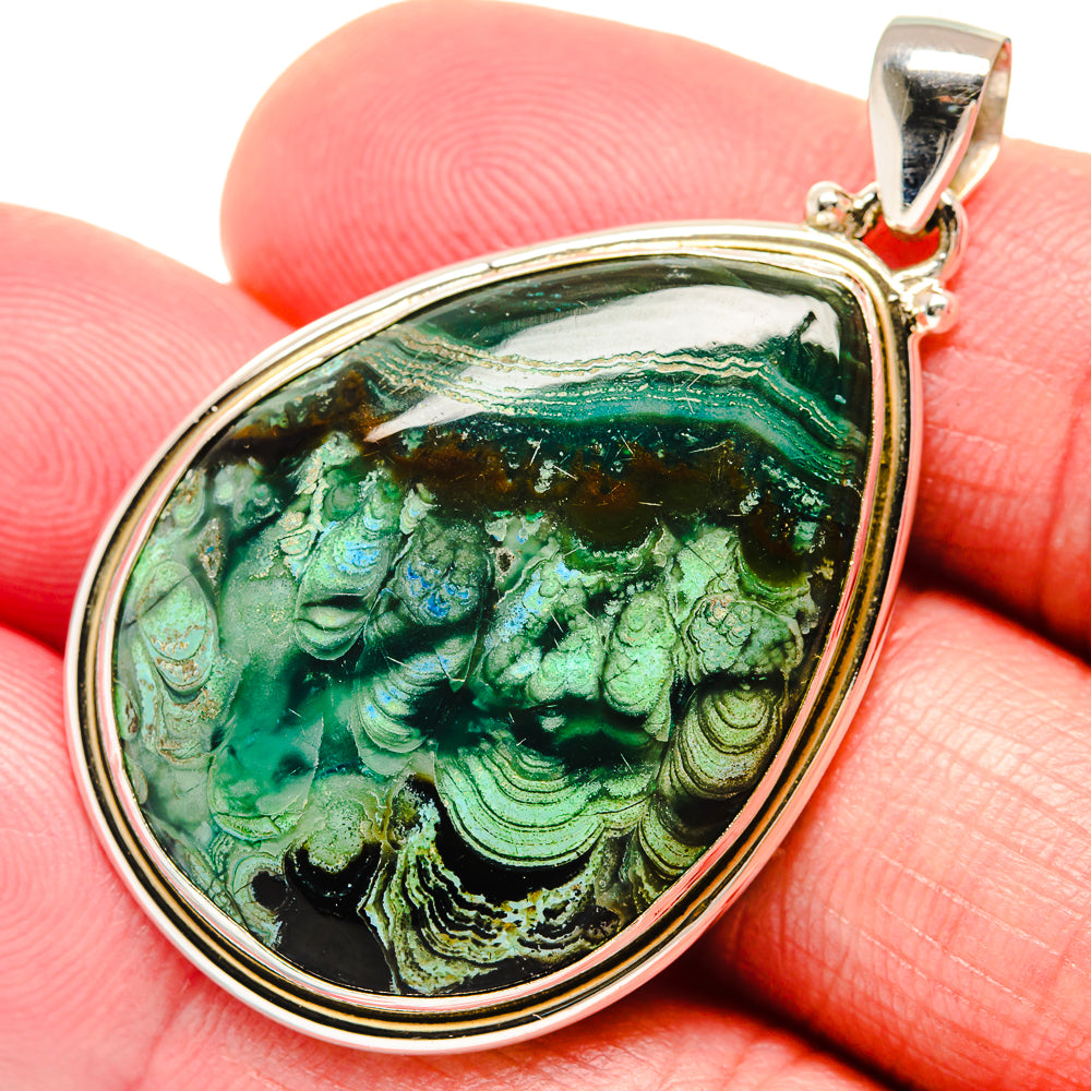 Rainforest Opal Pendants handcrafted by Ana Silver Co - PD20355