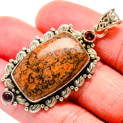 Poppy Jasper Pendants handcrafted by Ana Silver Co - PD20356