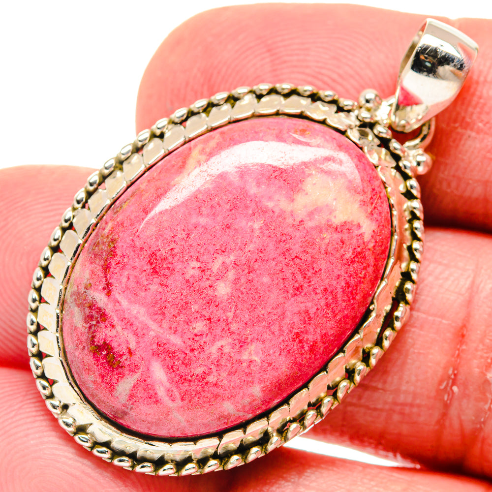 Rhodochrosite Pendants handcrafted by Ana Silver Co - PD20378