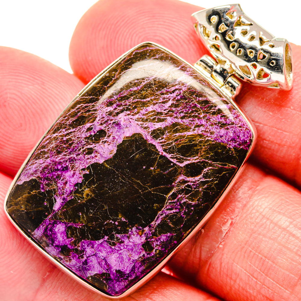 Stichtite Pendants handcrafted by Ana Silver Co - PD20380