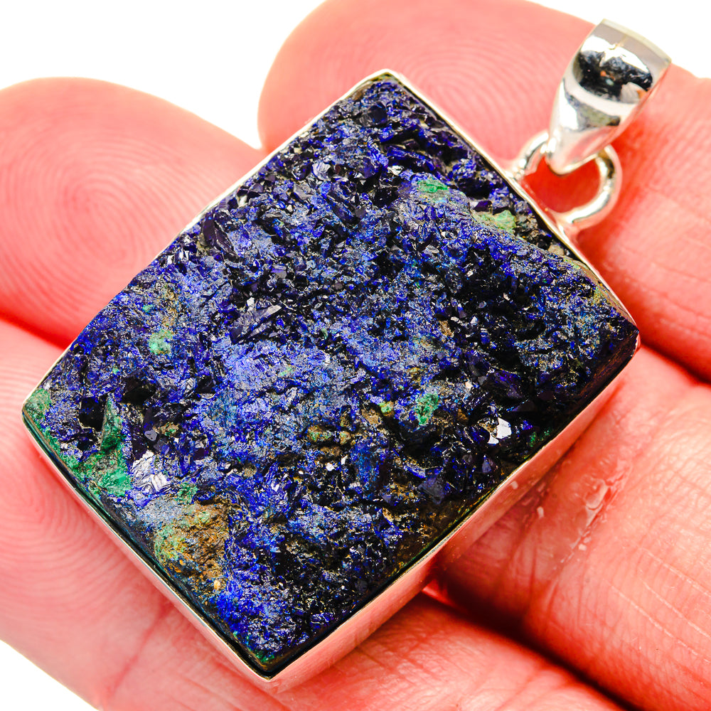 Azurite Pendants handcrafted by Ana Silver Co - PD20383