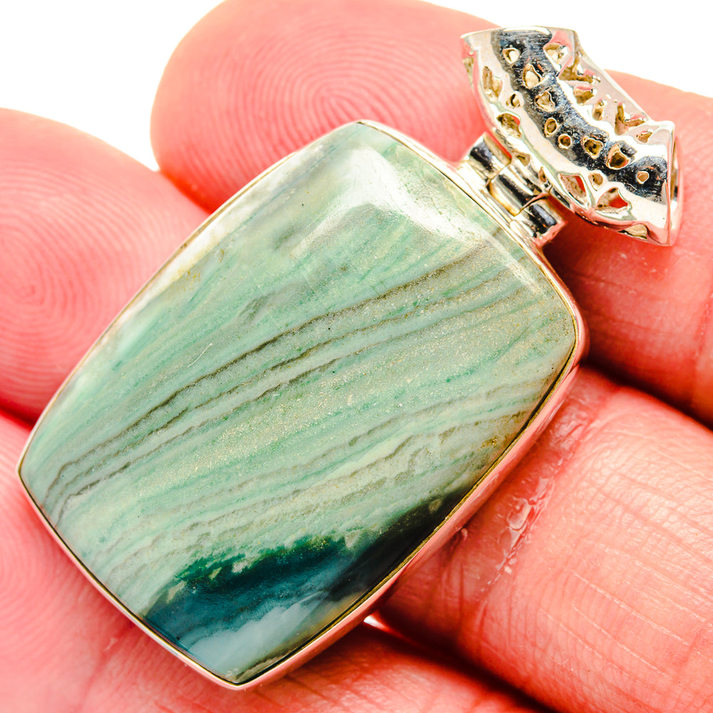 Ocean Jasper Pendants handcrafted by Ana Silver Co - PD20387
