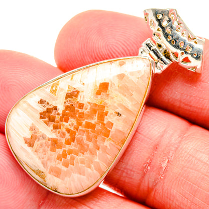 Scolecite Pendants handcrafted by Ana Silver Co - PD20392