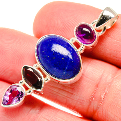 Lapis Lazuli Pendants handcrafted by Ana Silver Co - PD20414