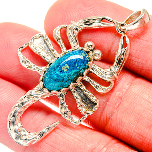 Chrysocolla Pendants handcrafted by Ana Silver Co - PD20417