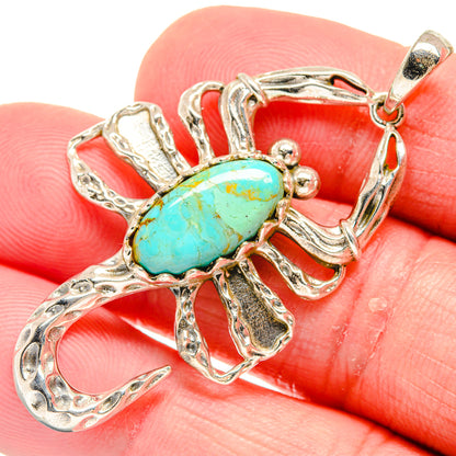 Chrysocolla Pendants handcrafted by Ana Silver Co - PD20418