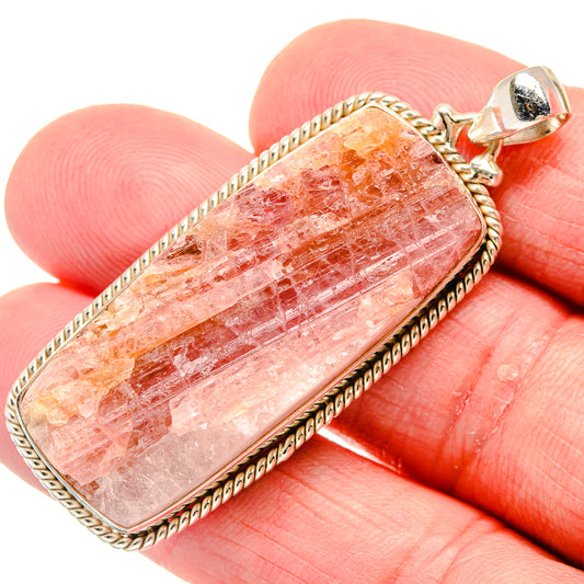 Pink Agate Pendants handcrafted by Ana Silver Co - PD20419