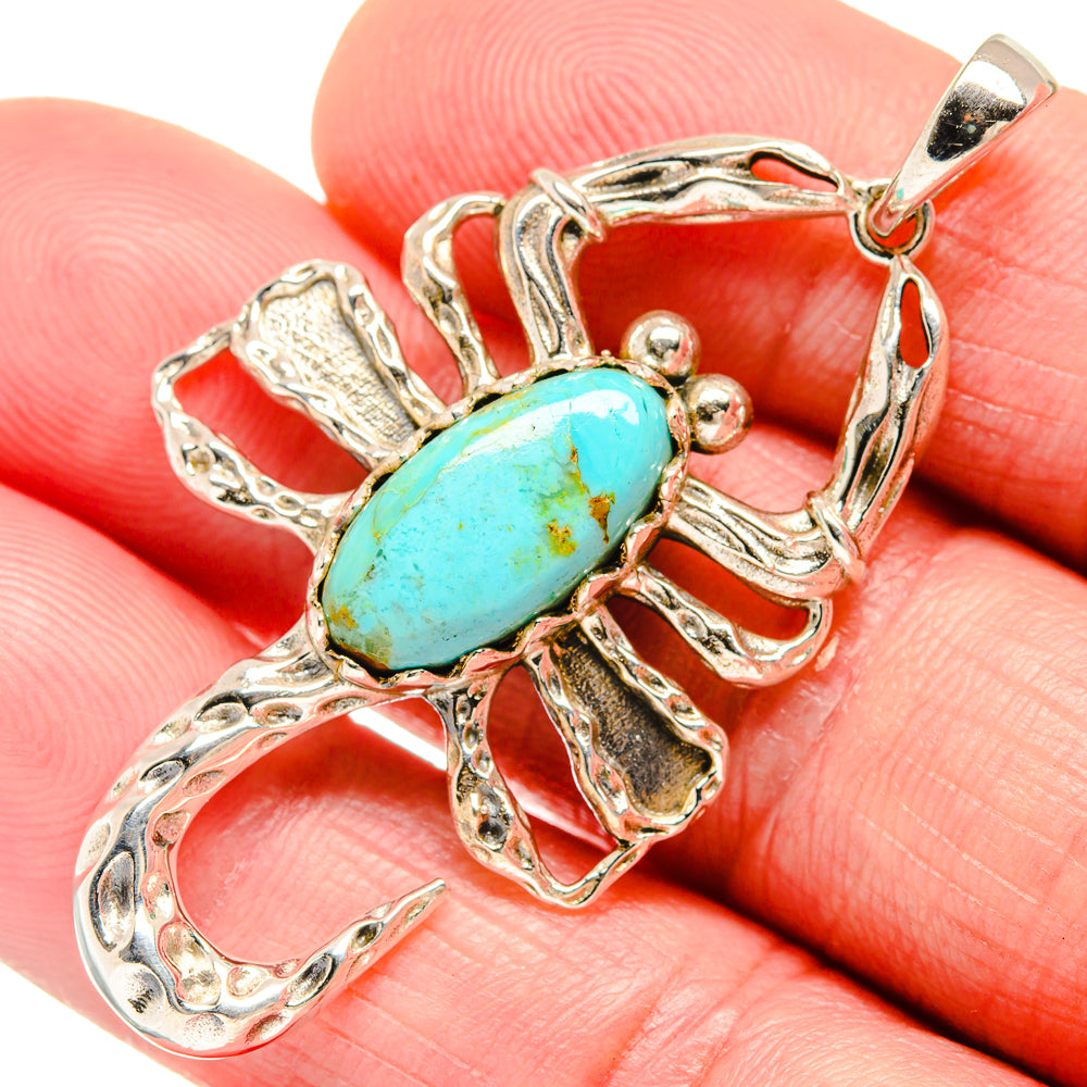 Chrysocolla Pendants handcrafted by Ana Silver Co - PD20446