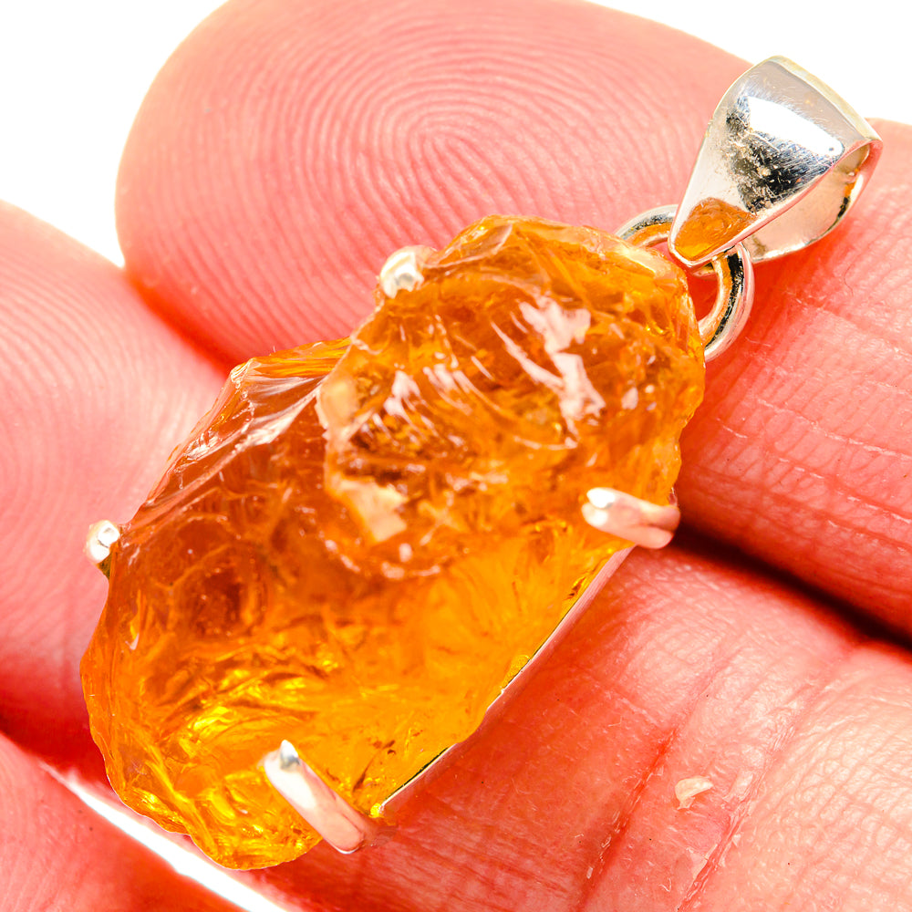 Citrine Pendants handcrafted by Ana Silver Co - PD20460