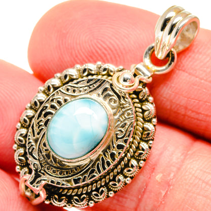 Larimar Pendants handcrafted by Ana Silver Co - PD20471