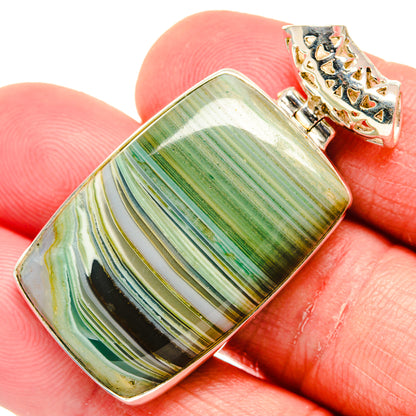Ocean Jasper Pendants handcrafted by Ana Silver Co - PD20482