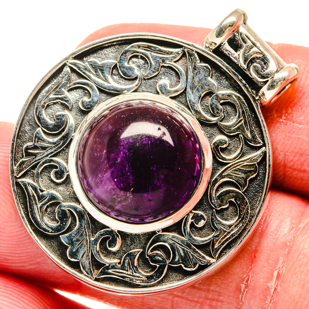 Amethyst Pendants handcrafted by Ana Silver Co - PD20489