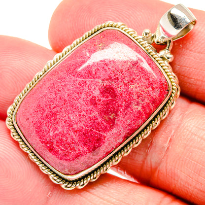 Rhodochrosite Pendants handcrafted by Ana Silver Co - PD20498