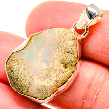 Ethiopian Opal Pendants handcrafted by Ana Silver Co - PD20501