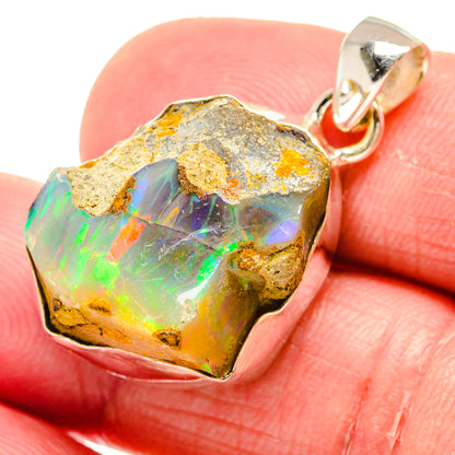 Ethiopian Opal Pendants handcrafted by Ana Silver Co - PD20503