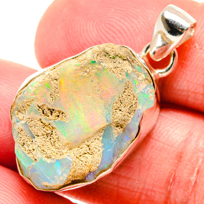 Ethiopian Opal Pendants handcrafted by Ana Silver Co - PD20504