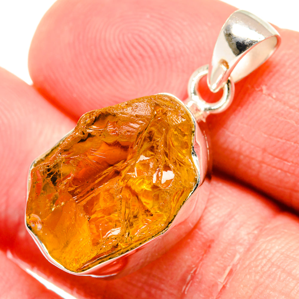 Citrine Pendants handcrafted by Ana Silver Co - PD20507