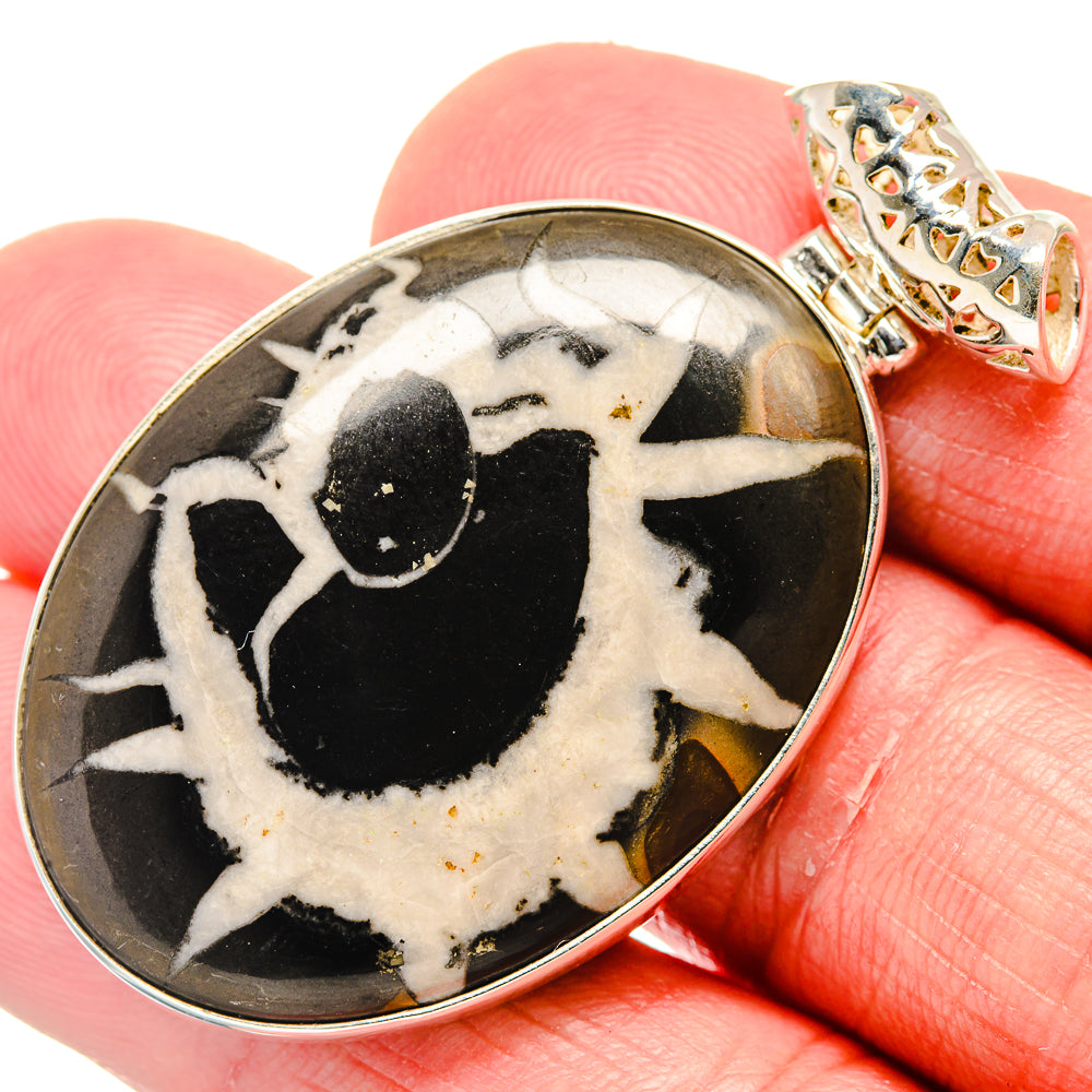 Septarian Geode Pendants handcrafted by Ana Silver Co - PD20518