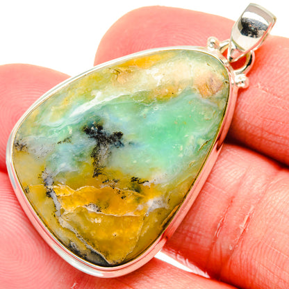 Peruvian Opal Pendants handcrafted by Ana Silver Co - PD20520